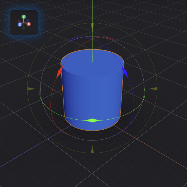 Transformaciones con Gizmos 3D